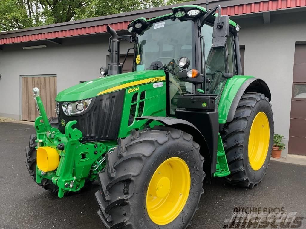 E-FARM: John Deere 6120 M - Tracteur - id XRQ2Z3N - 99 000 € - Année: 2023 - Puissance du moteur (chevaux): 120,Slovénie