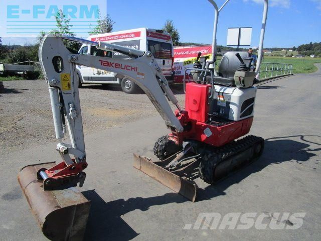 Takeuchi tb 210r - mechan. schnellwechsler +3 löffel Mini-pelle 15 500 €