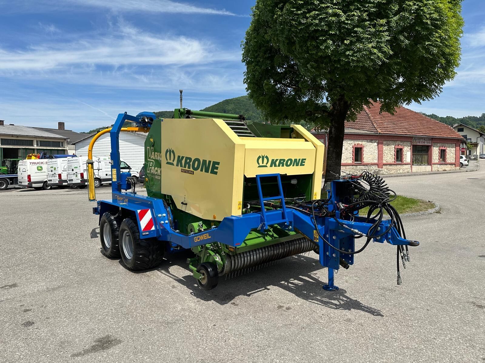 E-FARM: Krone Vario Pack 1500 - Presse à balles - id BN7GP5I - 21 150 € - Année: 2003 - Autriche