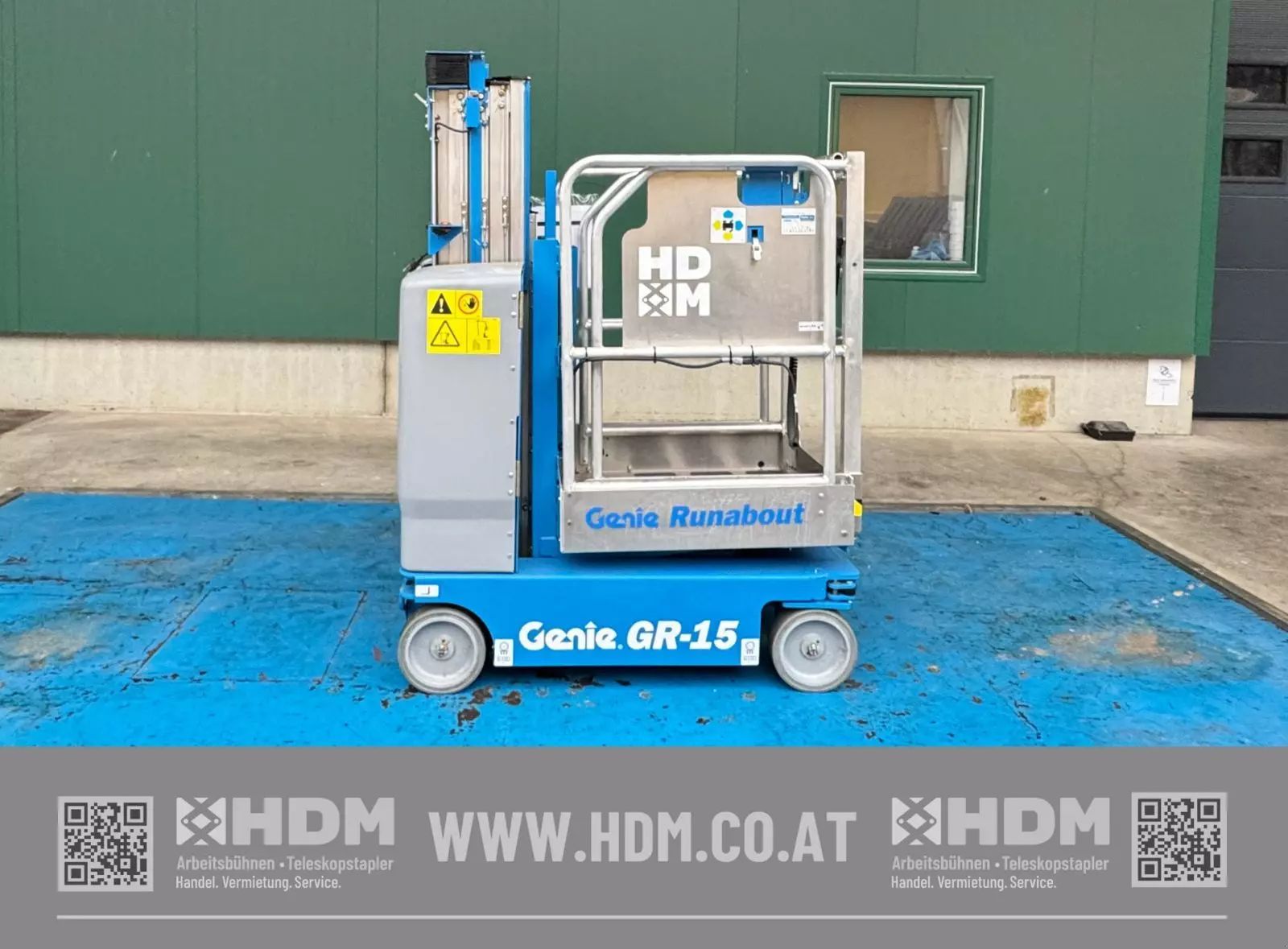 E-FARM: Genie gr-15 runabout - Самоходна платформа - id FVZYAGL - 12 750 € - Австрия