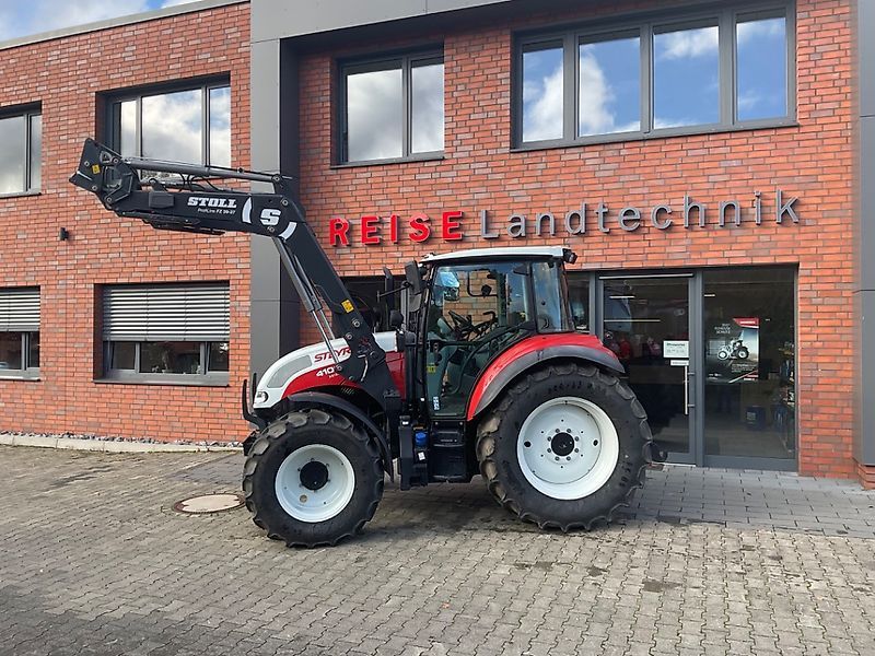 E-FARM: Steyr Kompakt 4100 - Traktor - id ZUAW5XQ - Baujahr: 2023 - Abgelesene Motorstunden: 2,Motorleistung (PS): 100,Deutschland