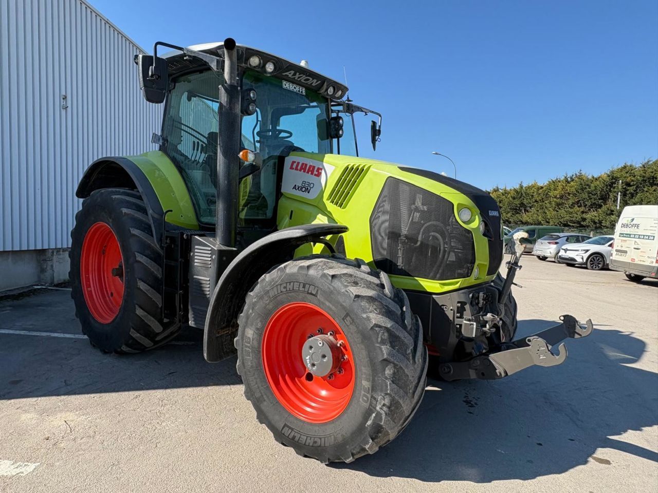 E-FARM: Claas Axion 830 - Tractor - id SMX21PT - €69,900 - Year of construction: 2016 - Engine hours: 5,189,Engine power (HP): 235,France