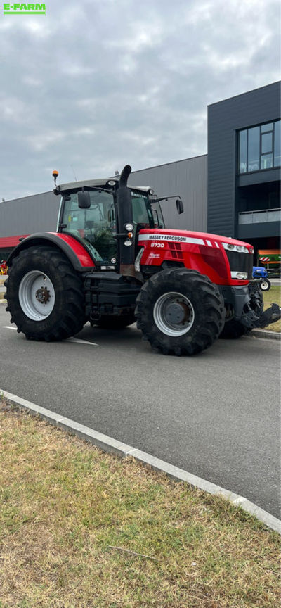 E-FARM: Massey Ferguson 8730 - Tractor - id KGLTRMJ - €113,000 - Year of construction: 2015 - Engine hours: 5,200,Engine power (HP): 300,France