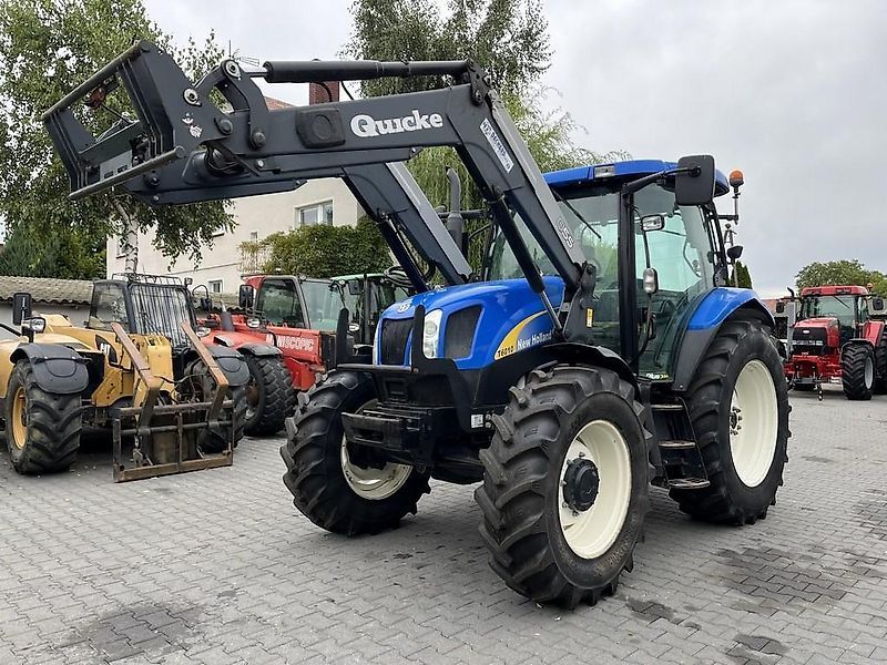 E-FARM: New Holland T6010 Plus - Tracteur - id GFUSGFN - 27 943 € - Année: 2007 - Lecture du nombre d'heure: 7 200,Puissance du moteur (chevaux): 100,Pologne