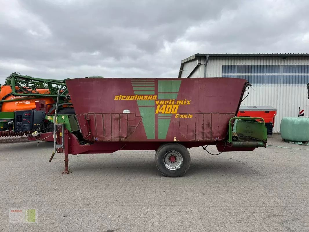 E-FARM: Strautmann verti-mix 1400 double - Przyczepa do mieszania paszy - id QHYELEV - 7500 € - Rok produkcji: 2012 - Niemcy