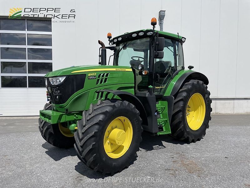 E-FARM: John Deere 6145 R - Traktor - id MVRRKEL - 99.800 € - Produktionsår: 2019 - Motortimer: 2.360,Motoreffekt (HP): 145,Tyskland