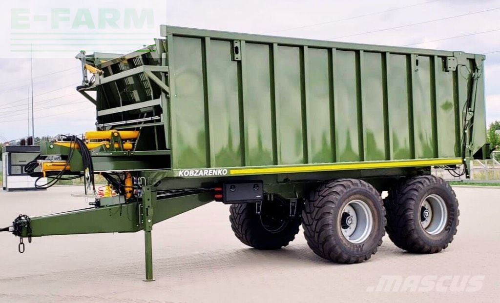 Kobzarenko przyczepa z przesuwną ścianą tzp-27/ rozrzutnik Przyczepa 42 392 €