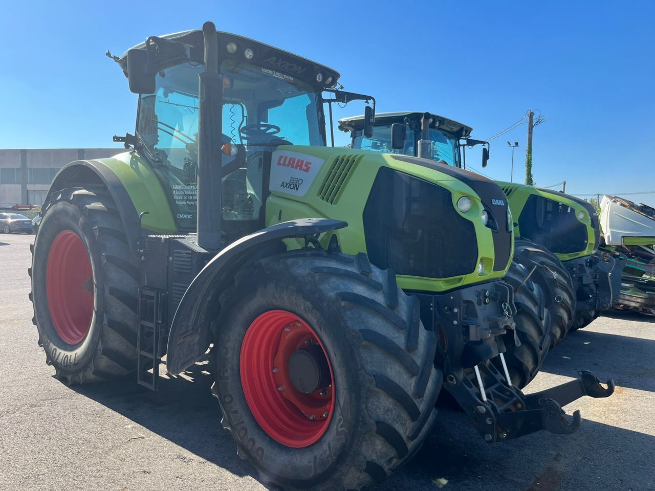 E-FARM: Claas Axion 830 CMATIC - Tractor - id E5LLBKU - €45,000 - Year of construction: 2014 - Engine hours: 11,000,Italy