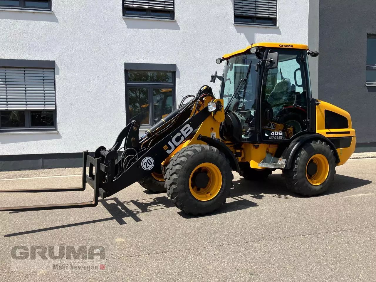 E-FARM: JCB 406 - Chargeuse sur pneus - id QTXCJF2 - 42 000 € - Année: 2023 - Lecture du nombre d'heure: 150,Puissance du moteur (chevaux): 49,Allemagne