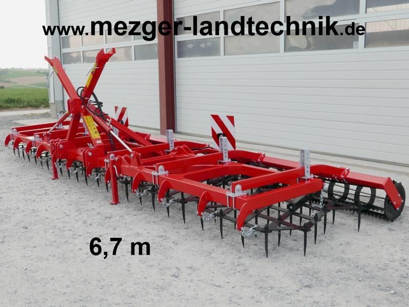 E-FARM: meztec ax ackeregge mit walze, spitzzahnegge 6,7 m (am lager) - Seedbed combination - id V9ANUQX - Year of construction: 2023 - Germany