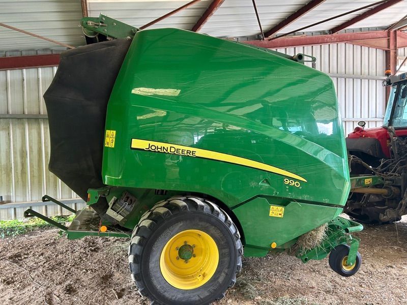 E-FARM: John Deere 990 - Presă de balotat - id Q47LWQK - 13.500 EUR - Anul: 2013 - Numărul total de baloți produși: 24.600,Franța