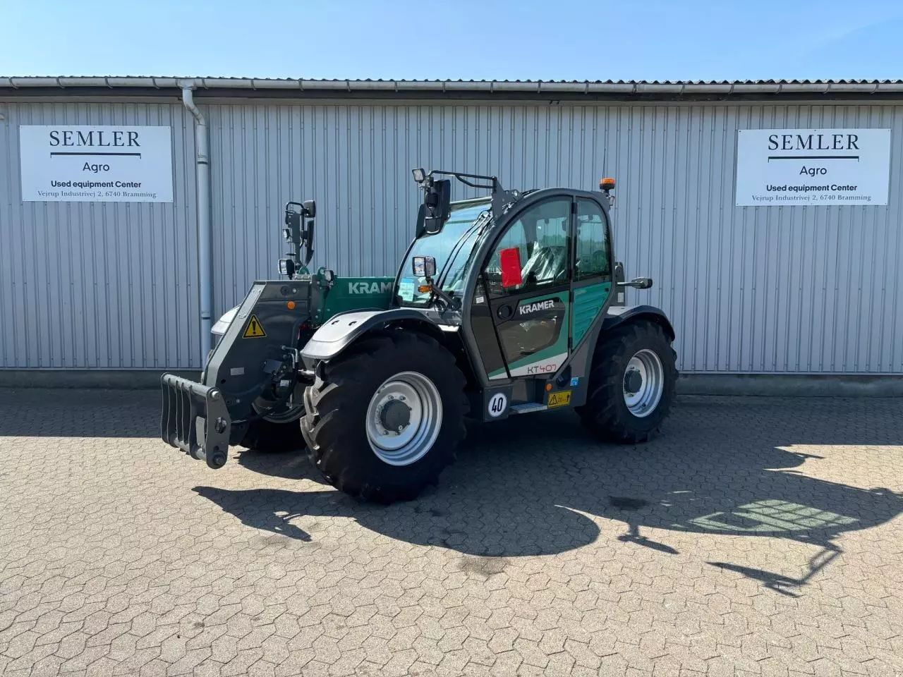 E-FARM: KRAMER kt407 - Teleskoplæsser - id CPCUKEL - 201.824 € - Produktionsår: 2023 - Danmark