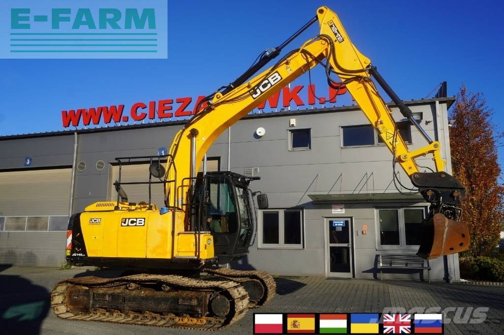 JCB js 145lc crawler excavator / 4800 mth Koparka gąsienicowa 38 700 €