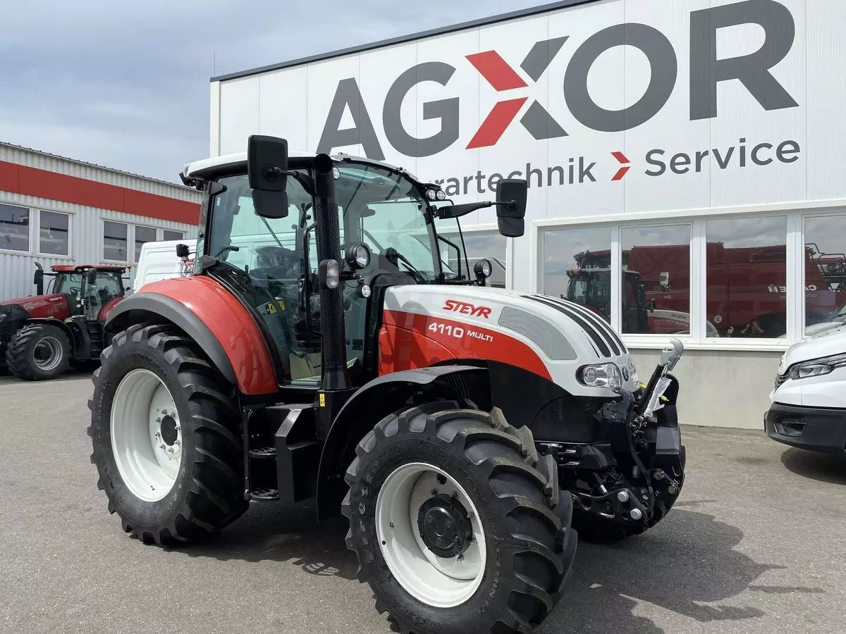 E-FARM: Steyr Multi 4110 - Traktor - id DPVDUB2 - 78.000 € - Baujahr: 2023 - Abgelesene Motorstunden: 15,Motorleistung (PS): 110,Österreich