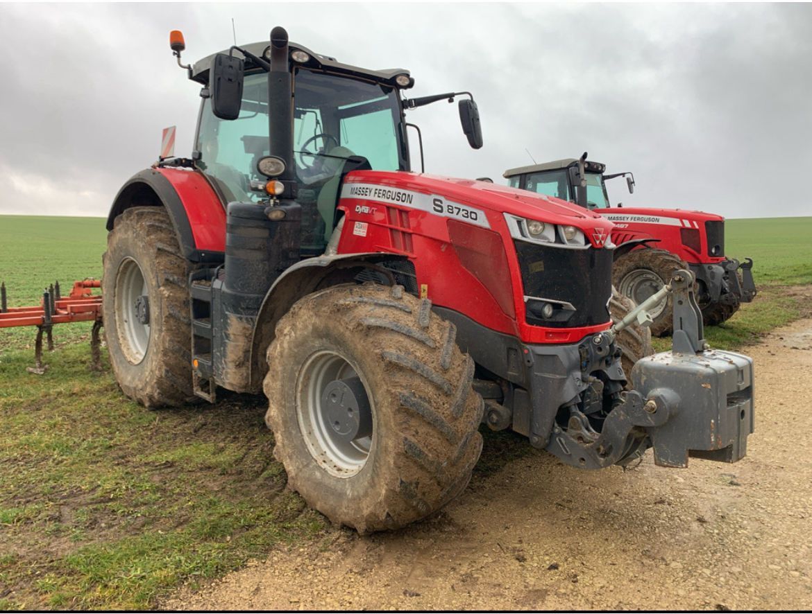 E-FARM: Massey Ferguson 8730 - Tractor - id HF8YLMB - €128,400 - Year of construction: 2019 - Engine hours: 3,100,Engine power (HP): 300,France
