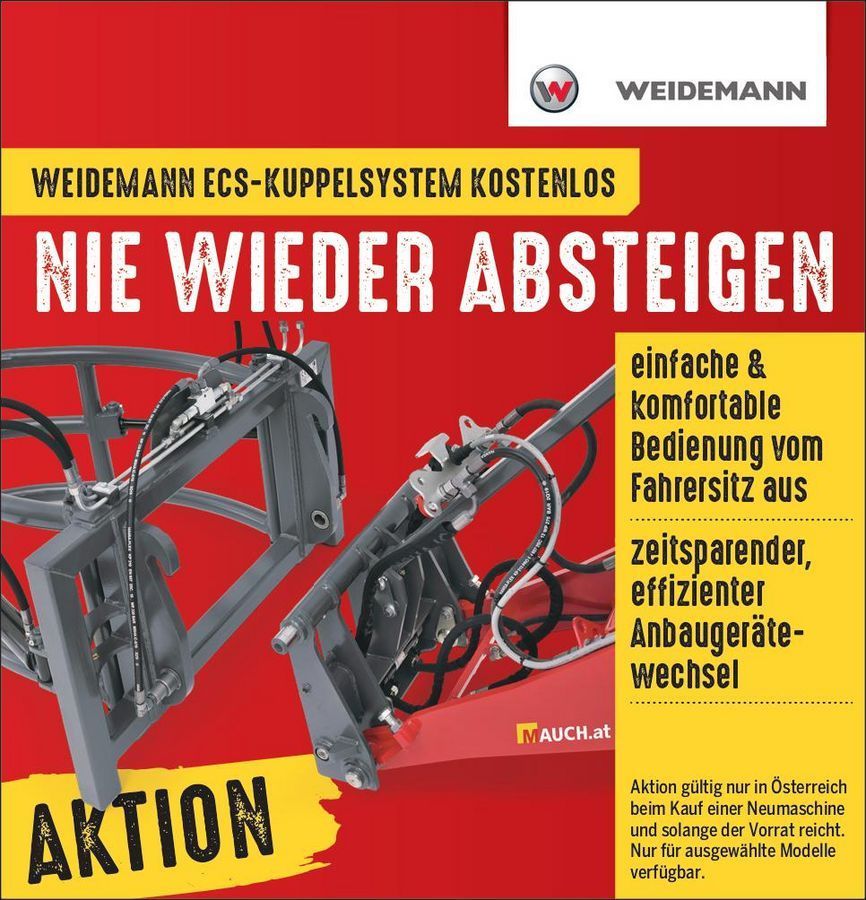 E-FARM: Weidemann hydraulikquick / easycoupler system - Radlader - id RNUIWCX - Baujahr: 2025 - Motorleistung (PS): 1,Österreich