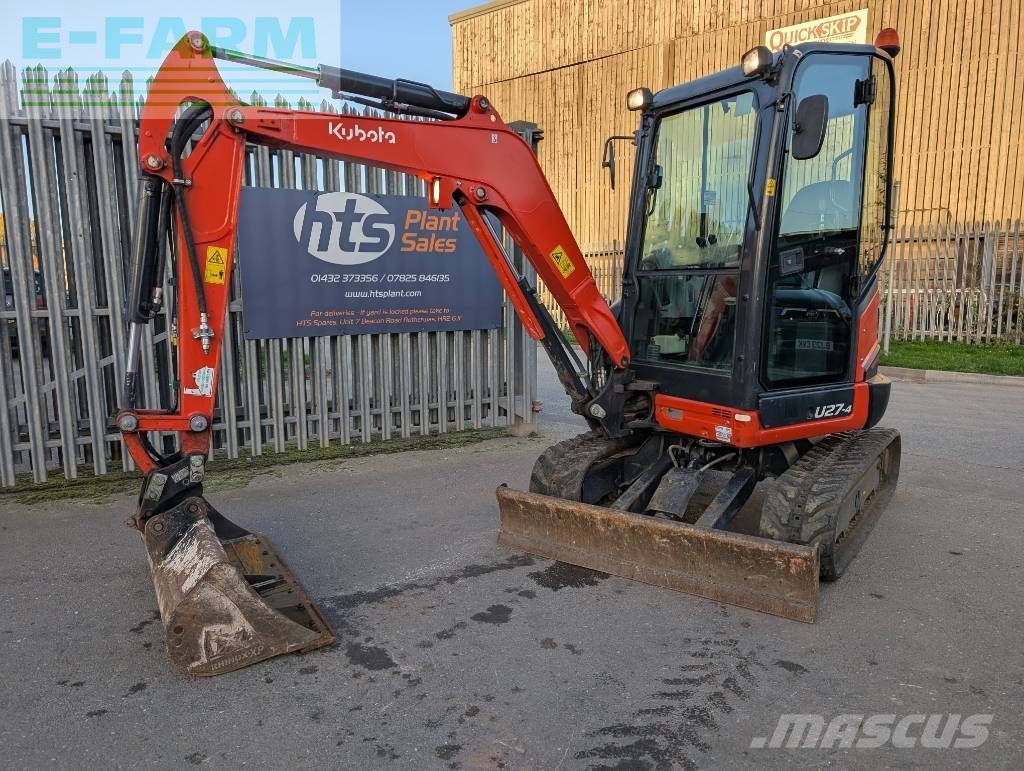 Kubota u 27-4 Mini excavator €27,459