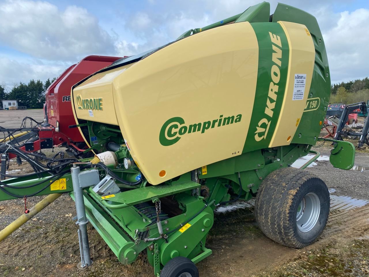 E-FARM: Krone Comprima V 150 - Baler - id G7XID7Z - €18,900 - Year of construction: 2012 - Total number of bales produced: 18,000,France