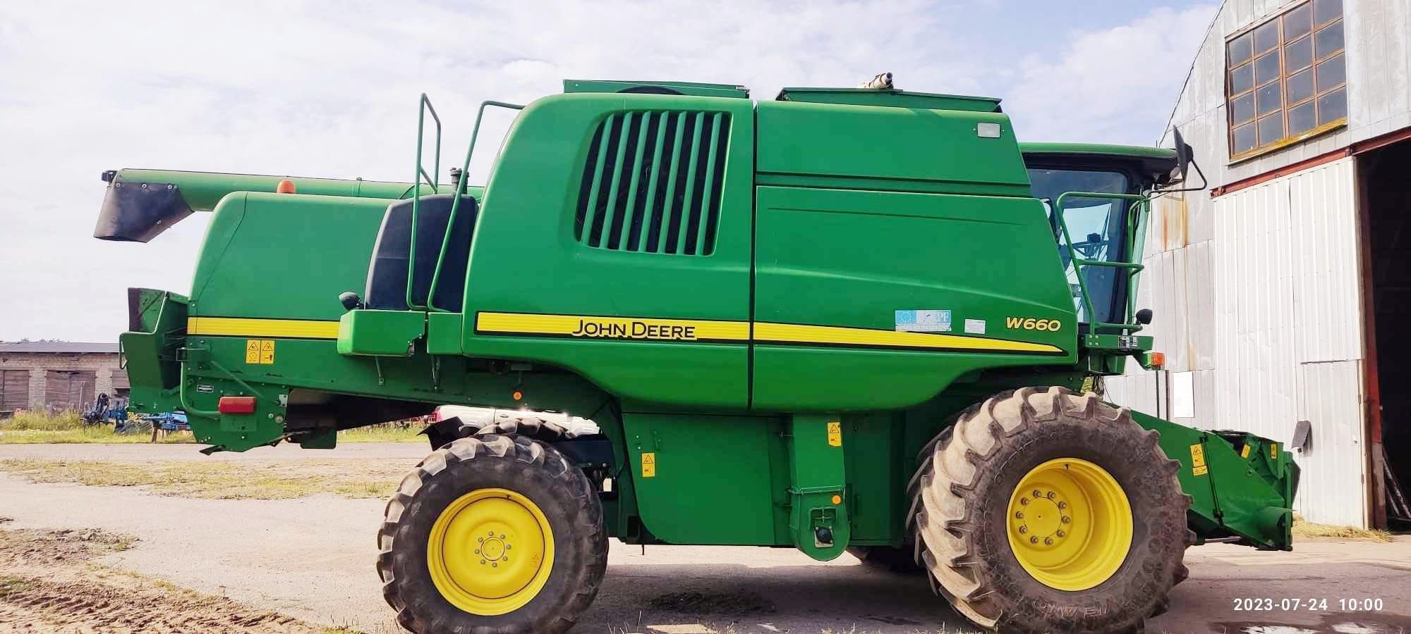 E-FARM: John Deere W 660 - Combină de recoltat - id ZEXTBT2 - 85.000 EUR - Anul: 2008 - Citeste ore: 2.254,Muterea motorului: 377,Lituania
