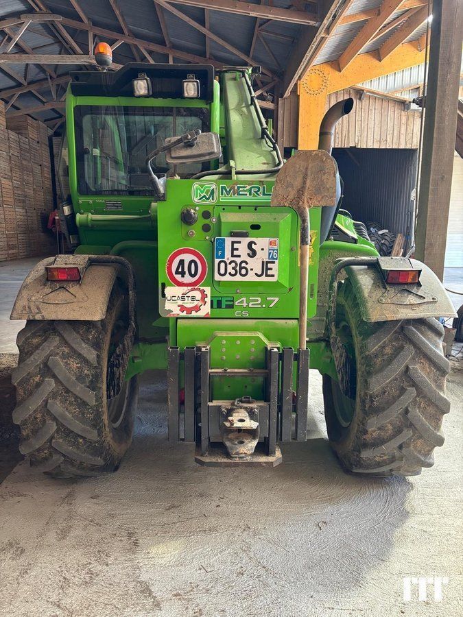 E-FARM: Merlo tf42.7cs-140 - Телескопический погрузчик - id D3UDMXH - 42 000 € - Год выпуска: 2017 - Отработанные часы: 6 205,Мощьность двигателя: 140,Франция