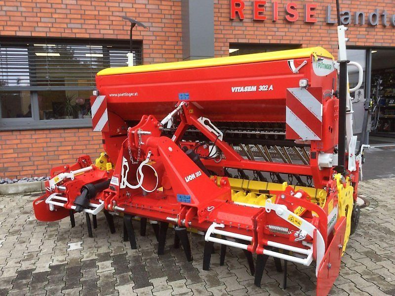 E-FARM: pöttinger vitasem 302 a & lion 303 - Taladro - id IMN3J6E - 28.900 € - Año: 2021 - Alemania