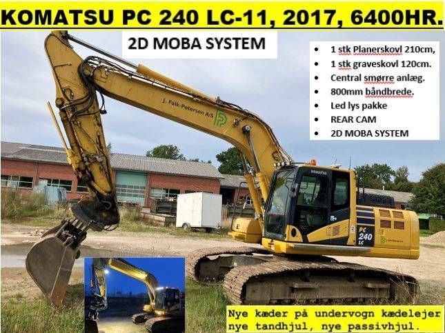 KOMATSU pc 240 lc-11 Гусеничный экскаватор 93 376 €