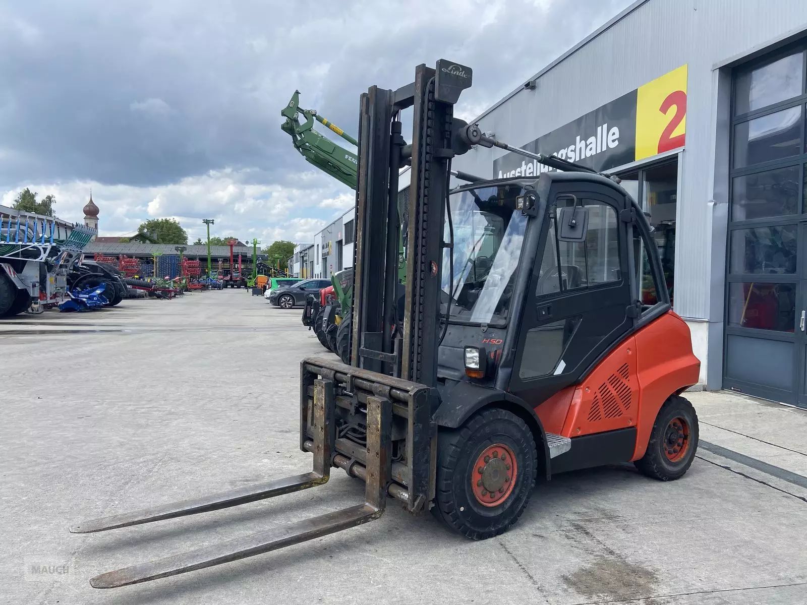 E-FARM: Linde h50 - dieselstapler - Chariot élévateur - id RP1VWCA - 16 726 € - Année: 2012 - Lecture du nombre d'heure: 11 035,Autriche