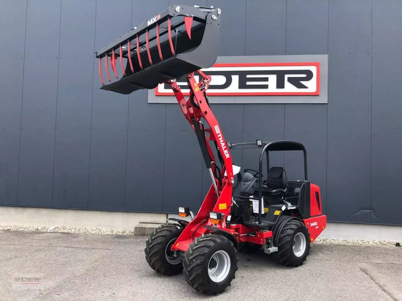 E-FARM: THALER 3448 s - Tele wheel loader - id TPI91PT - €40,672 - Year of construction: 2022 - Engine hours: 1,Engine power (HP): 48,Germany
