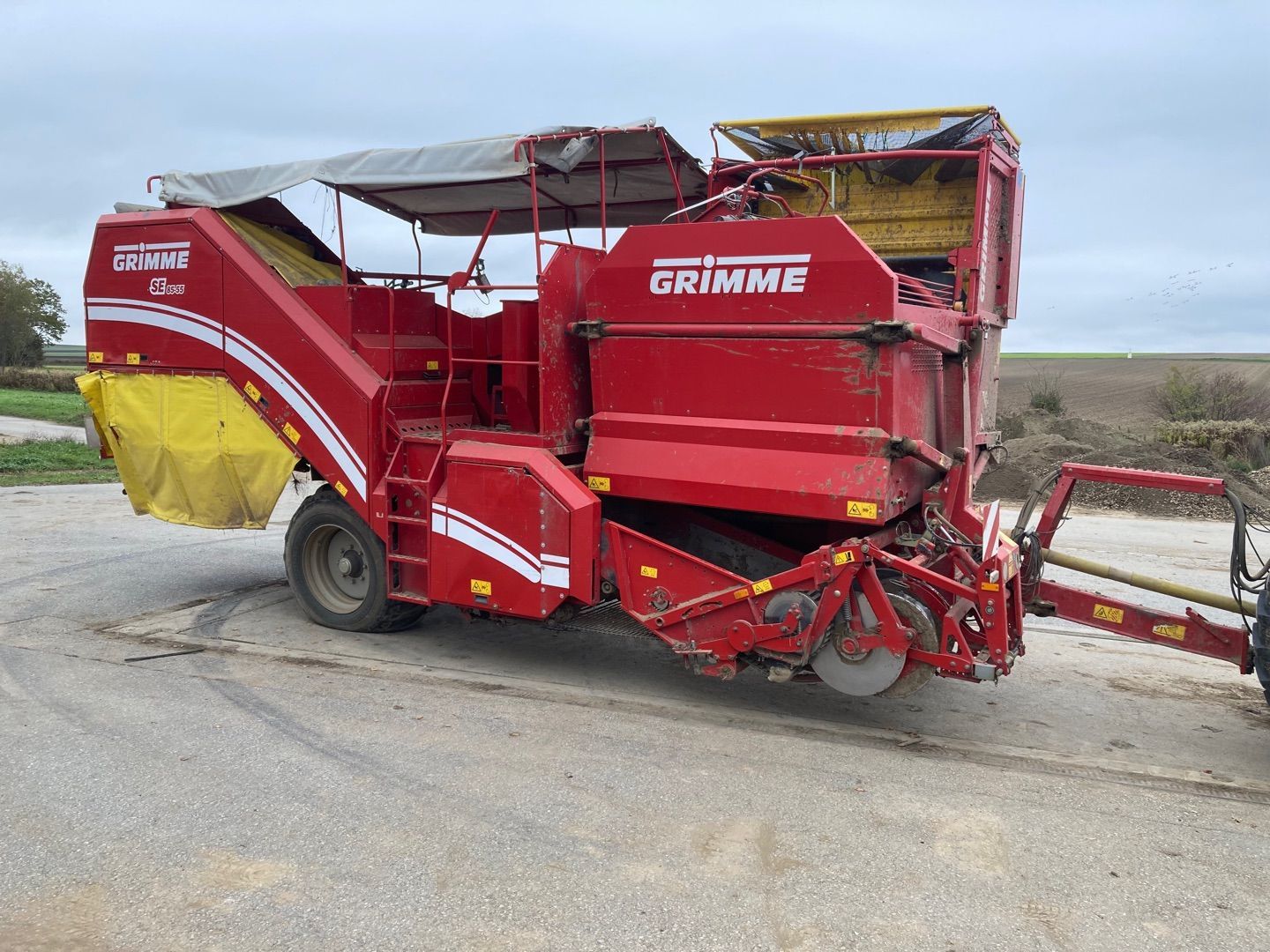 E-FARM: Grimme 85-55 - Kombajn do ziemniaków - id F4URUYP - 70 708 € - Rok produkcji: 2012 - Motogodziny: 1,Austria