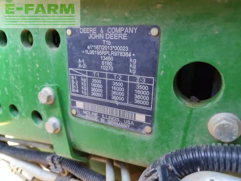 John Deere 6195 R Τρακτέρ 115.000 €