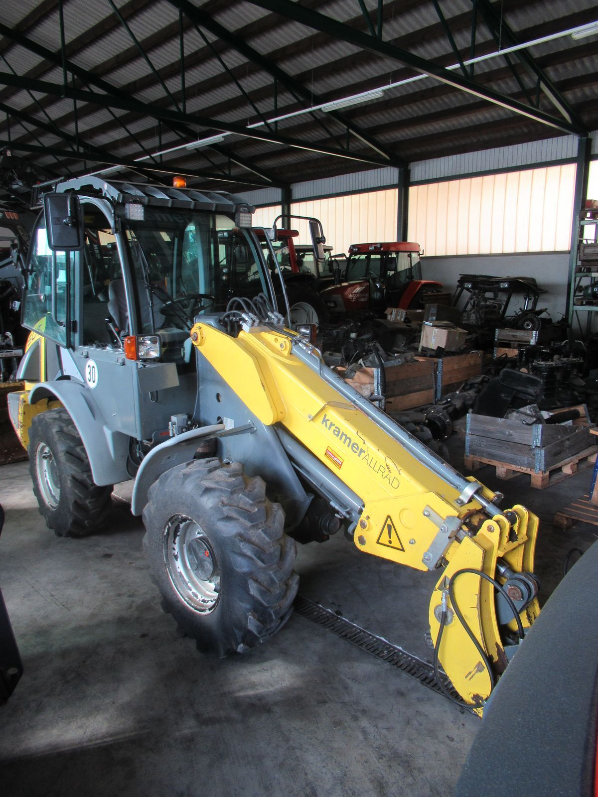 E-FARM: KRAMER 750t - Ładowarka kołowa - id ZEI4QVL - 34 000 € - Rok produkcji: 2012 - Motogodziny: 7 250,Moc silnika: 63,Austria