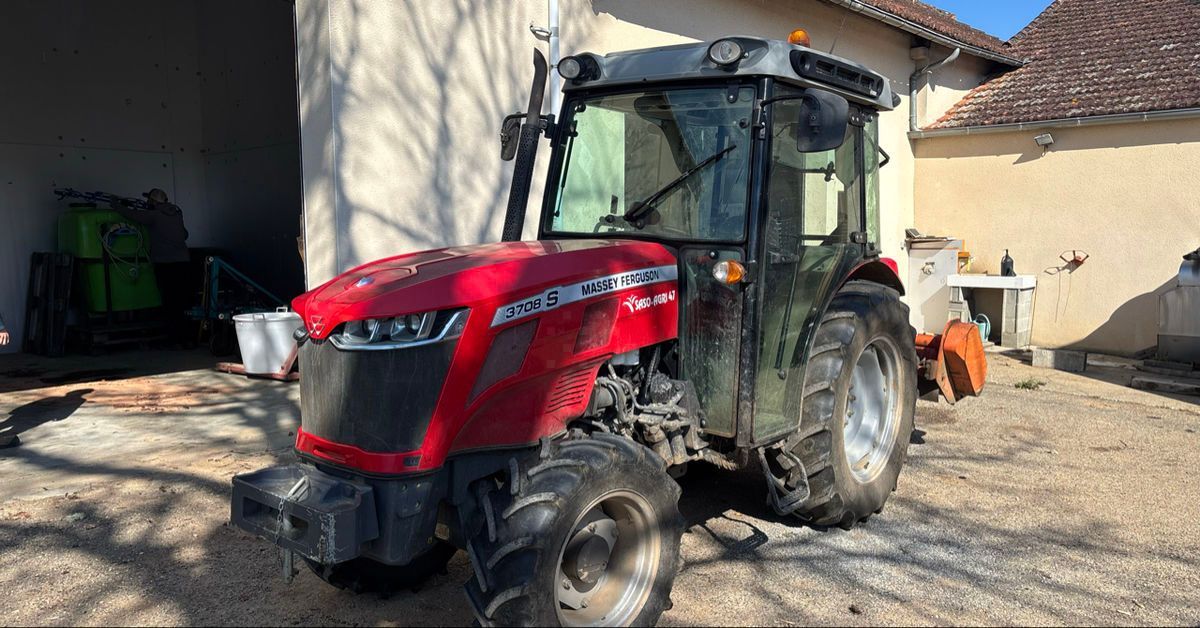 E-FARM: Massey Ferguson 3708AL - Traktor - id T3M4PY8 - 38 000 € - Rok produkcji: 2022 - Moc silnika: 85,Francja