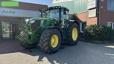 E-FARM: John Deere 6195 R - Tractor - id APIRWSV - €73,500 - Year of construction: 2015 - Engine hours: 9,339,Engine power (HP): 235,Germany