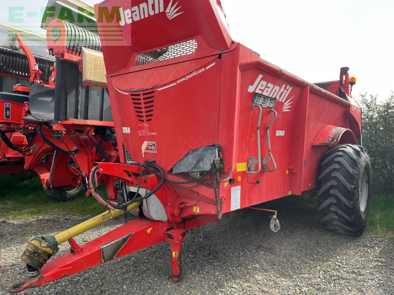 Jeantil evr 12-8 Roztrząsacz obornika i kompostu 15 500 €