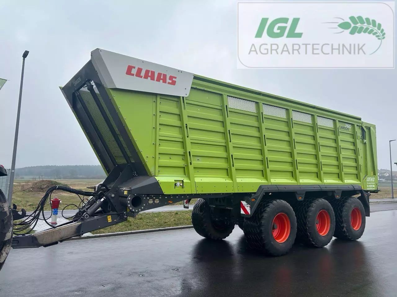 E-FARM: Claas cargos 760 - Transport du fourrage - id JVQGCE3 - 43 000 € - Année: 2016 - Allemagne