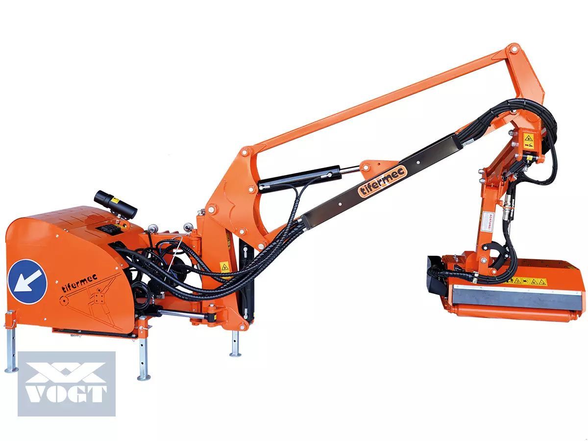 tifermec geo vision 500l inkl. mulchkopf t-100l auslegemulcher für traktor Grabenmäher