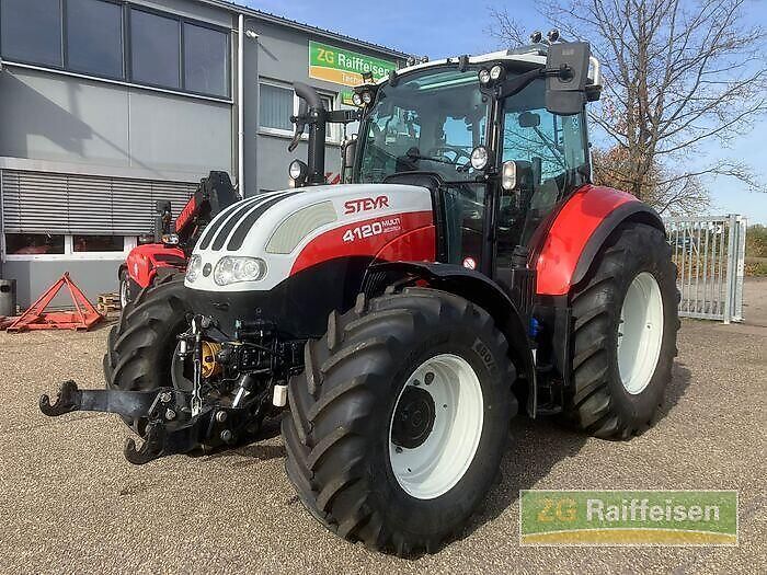 E-FARM: Steyr 4120 Multi - Traktor - id ACS7MCZ - 73.950 € - Baujahr: 2019 - Abgelesene Motorstunden: 550,Motorleistung (PS): 115,Deutschland