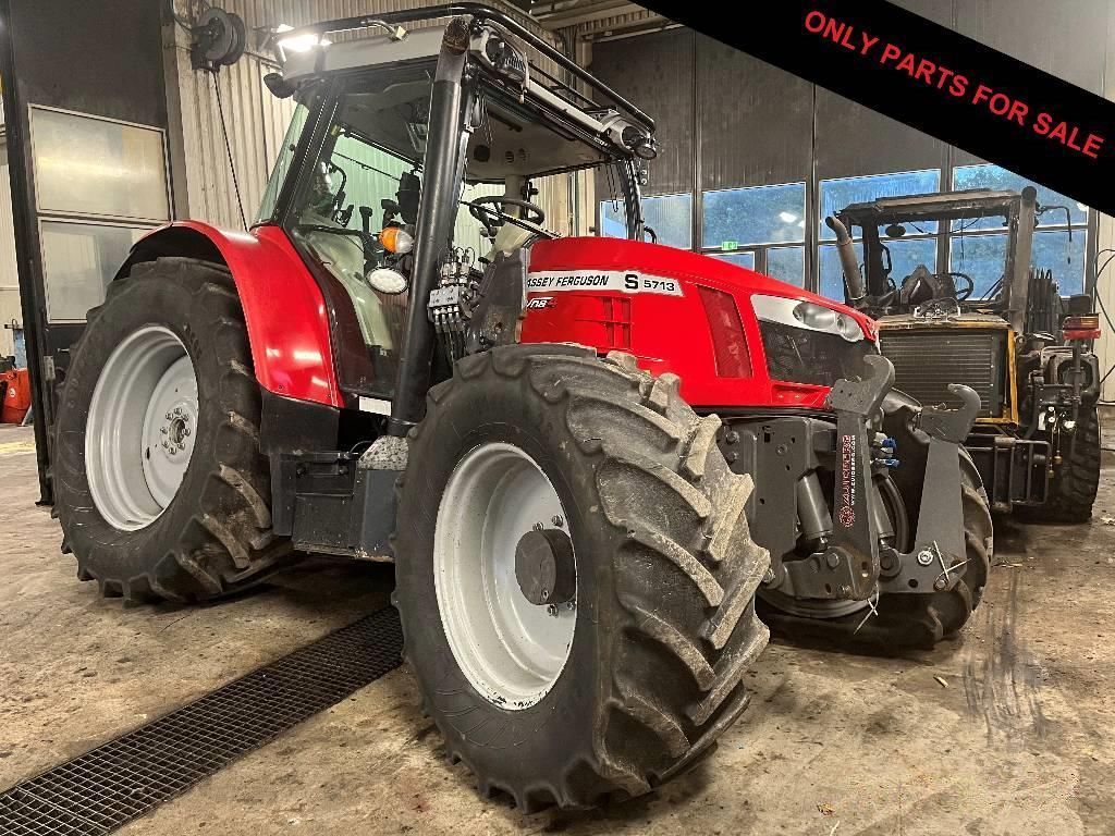 E-FARM: Massey Ferguson 5713S Dyna-6 - Tractor - id CQMP35L - Year of construction: 2018 - Sweden