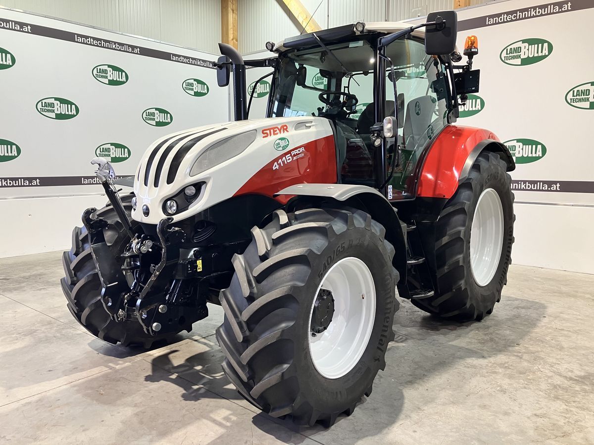 E-FARM: Steyr Profi 4115 - Tracteur - id PEWKJE7 - 75 929 € - Année: 2017 - Lecture du nombre d'heure: 1 770,Puissance du moteur (chevaux): 116,Autriche