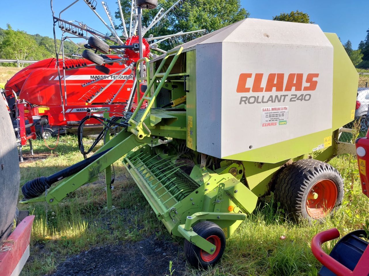 E-FARM: Claas Rollant 240 - Empacadora - id YF3PQDN - 16.500 € - Año: 2008 - Las balas producidas: 10.000,Francia