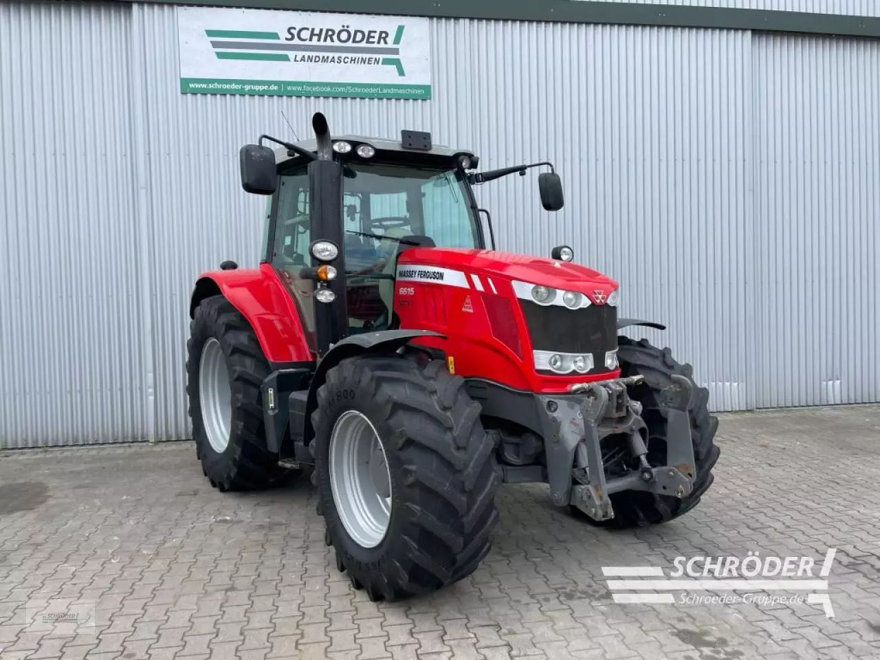 E-FARM: Massey Ferguson 6615 Dyna-VT Exclusive - Tractor - id YESTQJR - €53,900 - Year of construction: 2013 - Engine hours: 5,108,Engine power (HP): 148,Germany