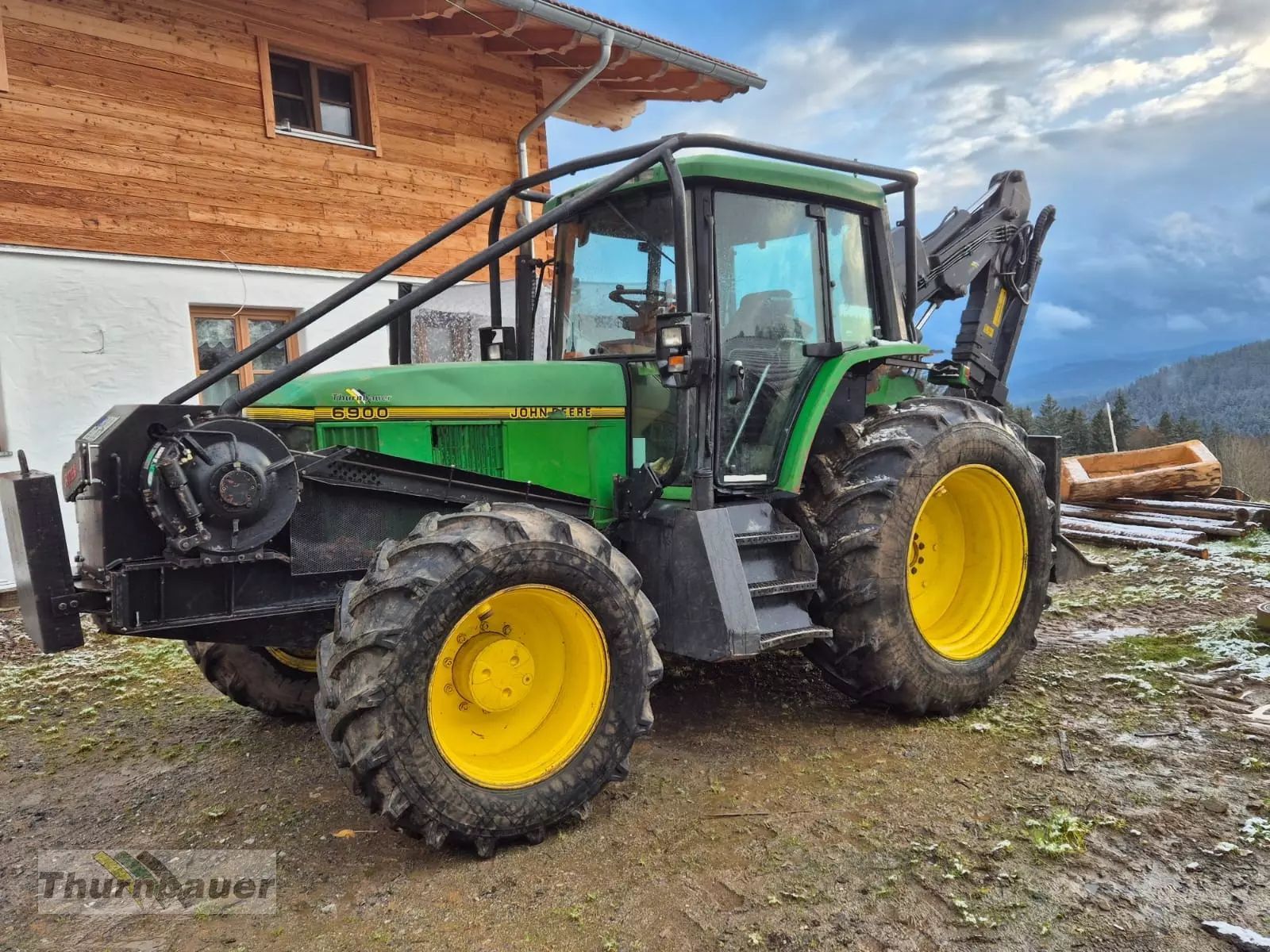 E-FARM: John Deere 6900 - Tractor - id QRPRVAL - 49.000 EUR - Anul: 1997 - Citeste ore: 14.500,Muterea motorului: 130,Germania