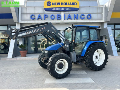 E-FARM: New Holland TL90 - Tractor - id TQTCB5E - €24,000 - Year of construction: 2003 - Engine hours: 9,000,Engine power (HP): 90,Italy