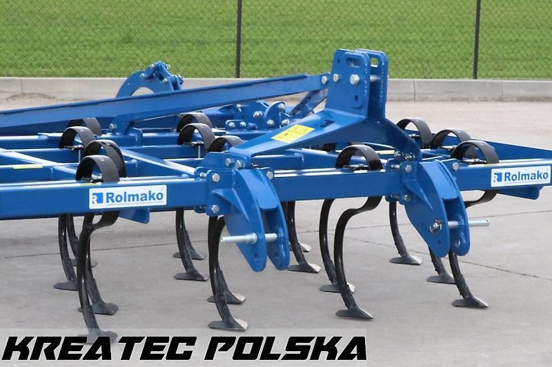 E-FARM: Rolmako Grubber universal / Universalgrubber U 497 gehängte Version für Saatbettbereitung und Stoppelbearbeitung mit Zinken ST (Feder 90x13 mm) von 3 m bis 6 m - Grubber - id ZLIUQTM - 6.760 € - Baujahr: 2020 - Polen