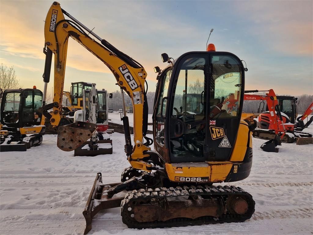JCB 8026 cts Mini kotrógép 18 814 EUR