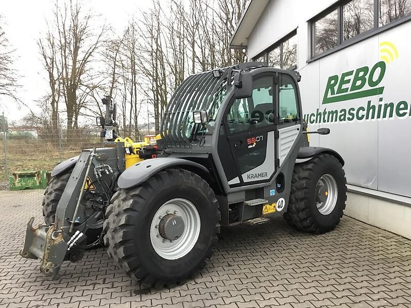 E-FARM: KRAMER 5507 - Manipulador telescópico - id QWUHERN - 67.000 € - Año: 2017 - Horas: 4732,Potencia del motor: 156,Alemania