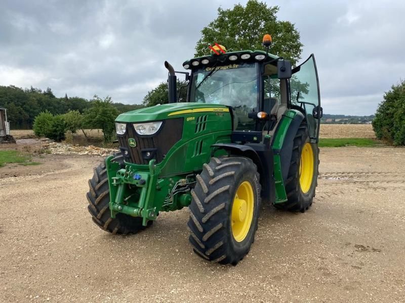 E-FARM: John Deere 6155 R - Traktor - id EZQ7AEN - Baujahr: 2022 - Abgelesene Motorstunden: 1.270,Motorleistung (PS): 155,Frankreich