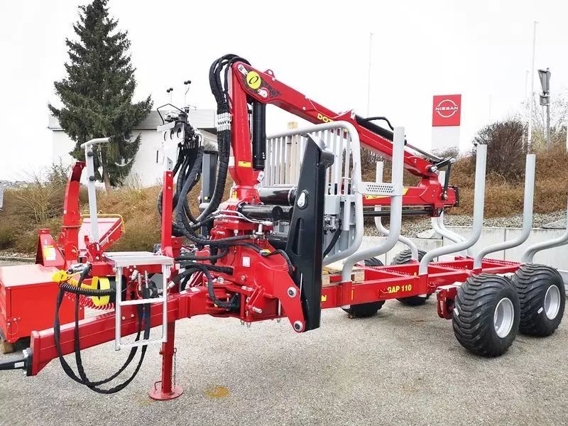 Tajfun gap 110 rückewagen Forestry trailer €32,867