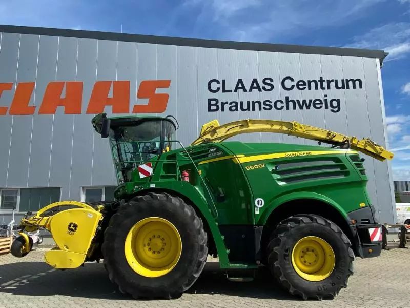 E-FARM: John Deere 8600 - Feldhäcksler (selbstfahrend) - id FY73DIL - Baujahr: 2015 - Abgelesene Motorstunden: 4.632,Motorleistung (PS): 625,Deutschland