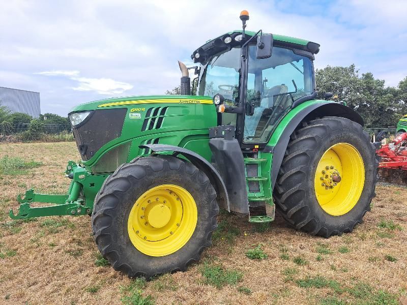 E-FARM: John Deere 6190 R - Трактор - id 7ABMUDA - 59 000 € - Година на построяване: 2012 - Работни часове на двигателя: 6350,Мощност на двигателя (HP): 190,Франция